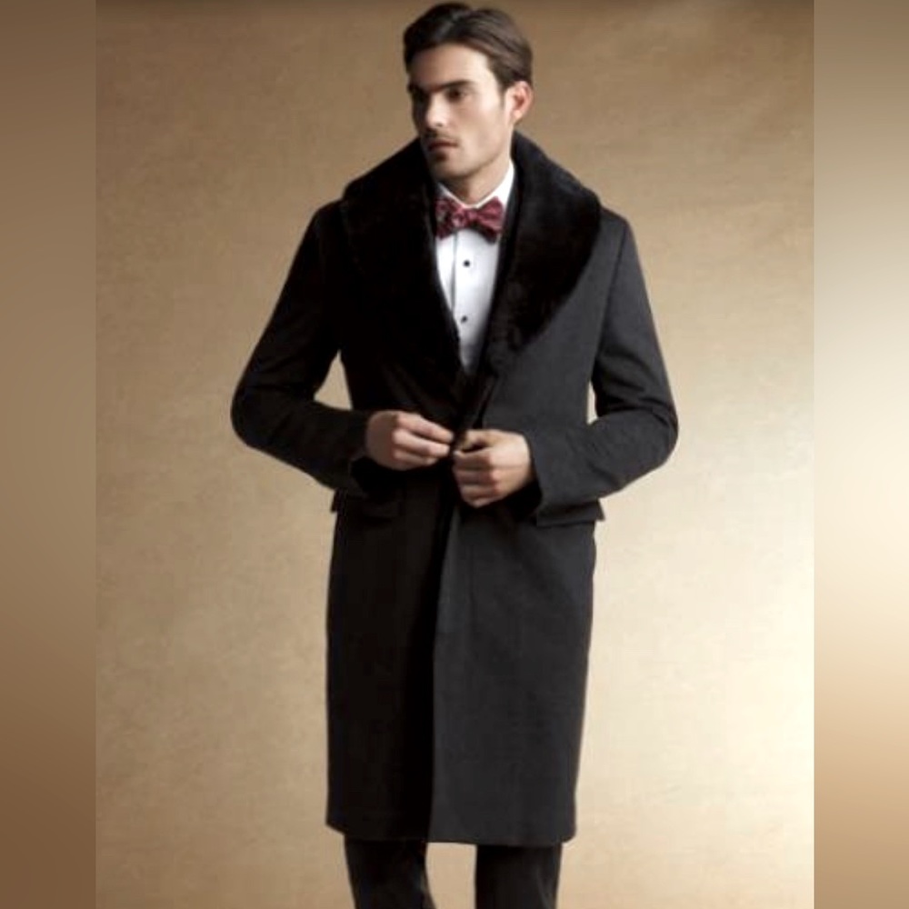 Zara Coat w/ Fur Collar